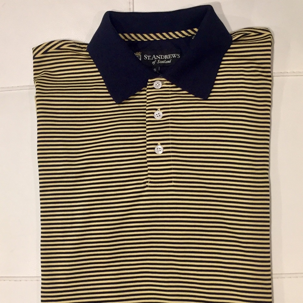 St. Andrews of Scotland Half Sleeves Golf Polo